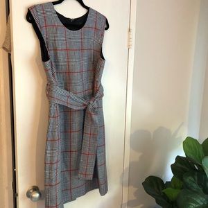 J. Crew houndstooth work dress
